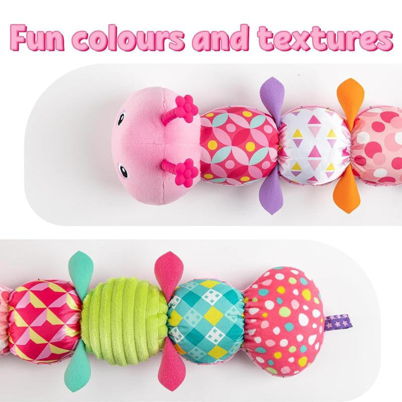 Soft Stuffed Caterpillars Musical Toy, 1 Count Baby Infant Musical Stuffed Soft Animal Toy, Birthday Gift for Baby Girl & Boy, Kids Toys
