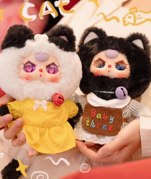 Baby Three Kitten Wardrobe Plush Pendent Series Blind Box