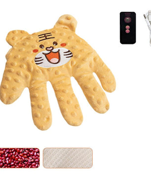 Baby Soothing Palm, Red Bean Stuffed Automatic Baby Patting Hand Soft Sleeping Pacify Toy