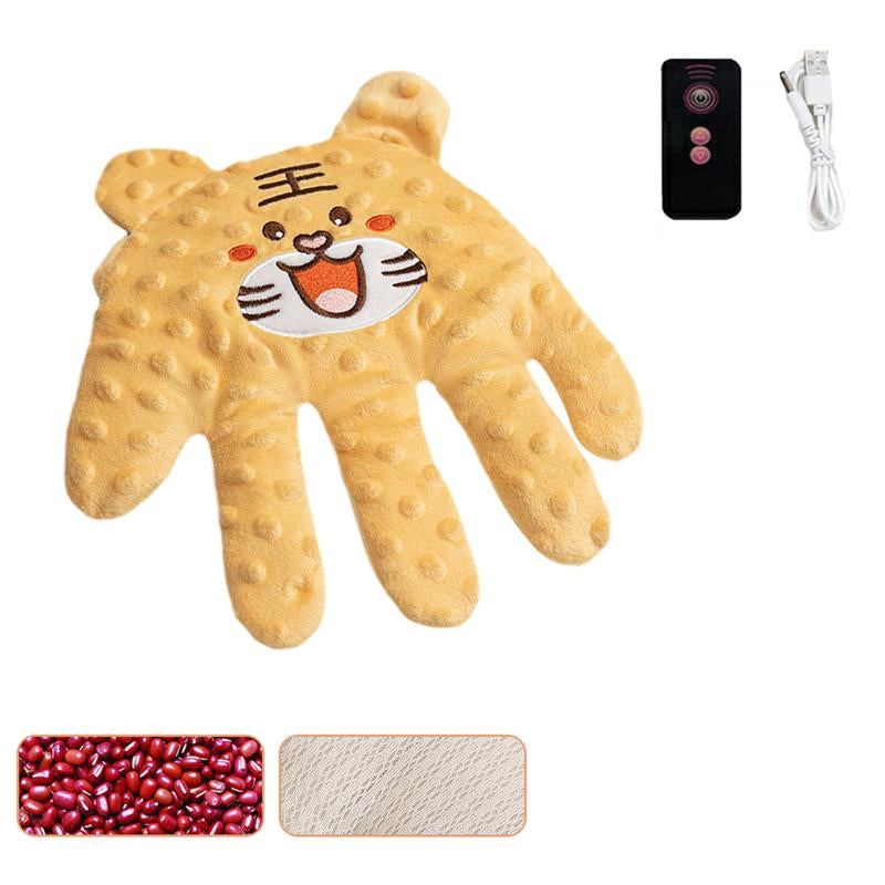 Baby Soothing Palm, Red Bean Stuffed Automatic Baby Patting Hand Soft Sleeping Pacify Toy
