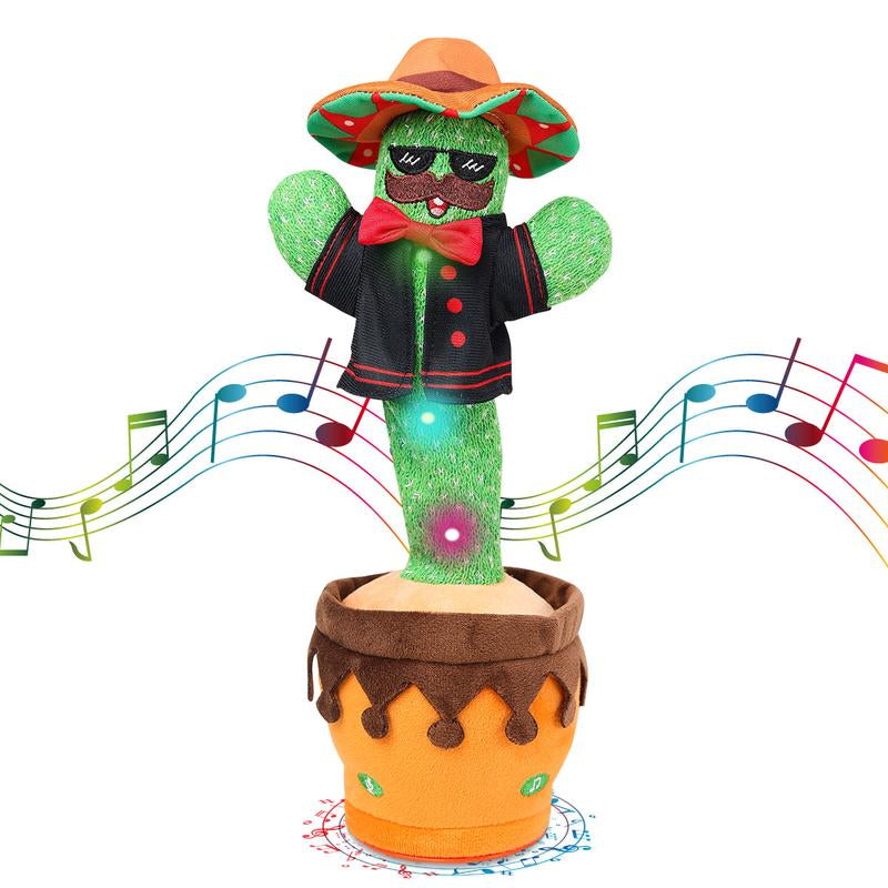 2024 Dancing Cactus Toy,Singing,Mimicking Repeating & Recording, Lighting up Interactive Toys, Plush Toys for Chrismats Gift Set A3