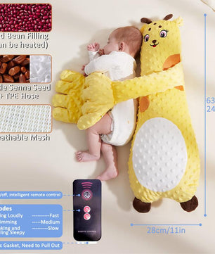 Baby Patting Soothing Pillow Palm - Soft Stuffed Toy for Toddlers, Remote Control, Animals-Shaped Sleeping Aid with Soft Touch and Calming Features #Cozyvibes