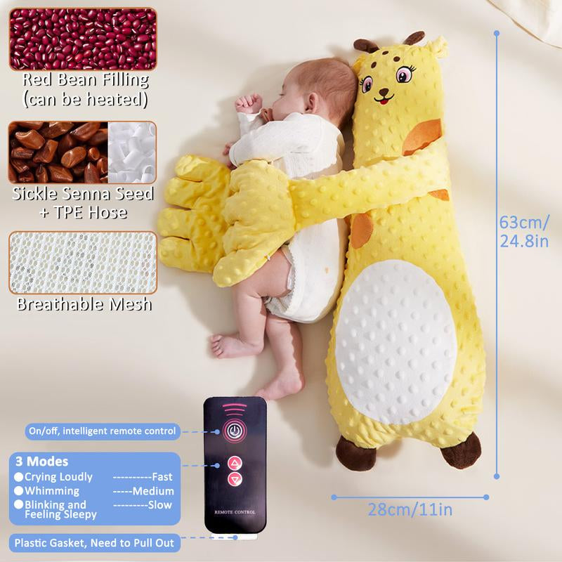 Baby Patting Soothing Pillow Palm - Soft Stuffed Toy for Toddlers, Remote Control, Animals-Shaped Sleeping Aid with Soft Touch and Calming Features #Cozyvibes