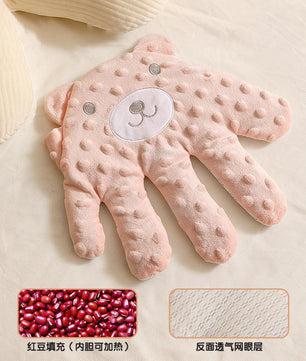 Baby Soothing Palm, Red Bean Stuffed Automatic Baby Patting Hand Soft Sleeping Pacify Toy