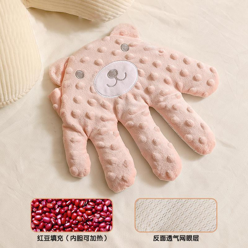 Baby Soothing Palm, Red Bean Stuffed Automatic Baby Patting Hand Soft Sleeping Pacify Toy
