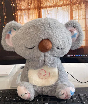 Cute Soothing Koala Calming Anxiety Relief Breathing Koala Bear Toy Sleep Buddy Plush Doll with Lights