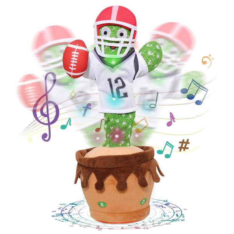2024 Dancing Cactus Toy,Singing,Mimicking Repeating & Recording, Lighting up Interactive Toys, Plush Toys for Chrismats Gift Set A3