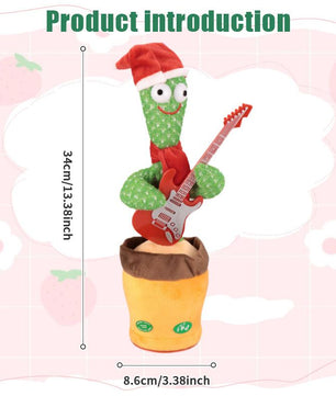 2024 Dancing Cactus Toy,Singing,Mimicking Repeating & Recording, Lighting up Interactive Toys, Plush Toys for Chrismats Gift Set A3