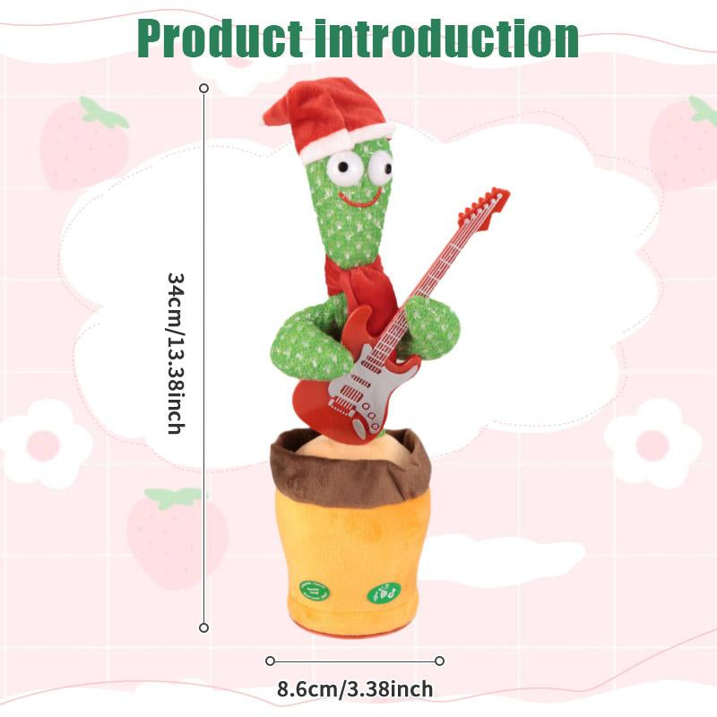 2024 Dancing Cactus Toy,Singing,Mimicking Repeating & Recording, Lighting up Interactive Toys, Plush Toys for Chrismats Gift Set A3
