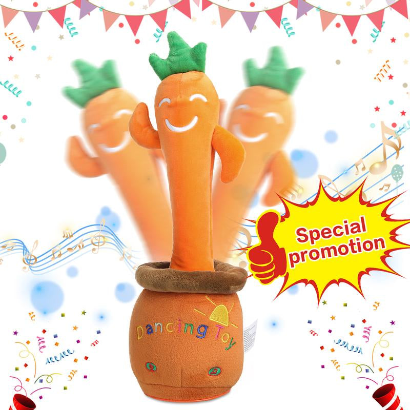 2024 Dancing Cactus Toy,Singing,Mimicking Repeating & Recording, Lighting up Interactive Toys, Plush Toys for Chrismats Gift Set A3