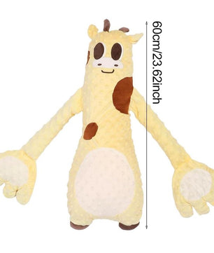 Baby Sleep Soother, Automatic Palm Patting Plush Pillow for Toddlers, Fawn-Shaped Sleeping Aid, Soft Stuffed Animal for Infants, Calming Companion for Naptime and Bedtime Yellow