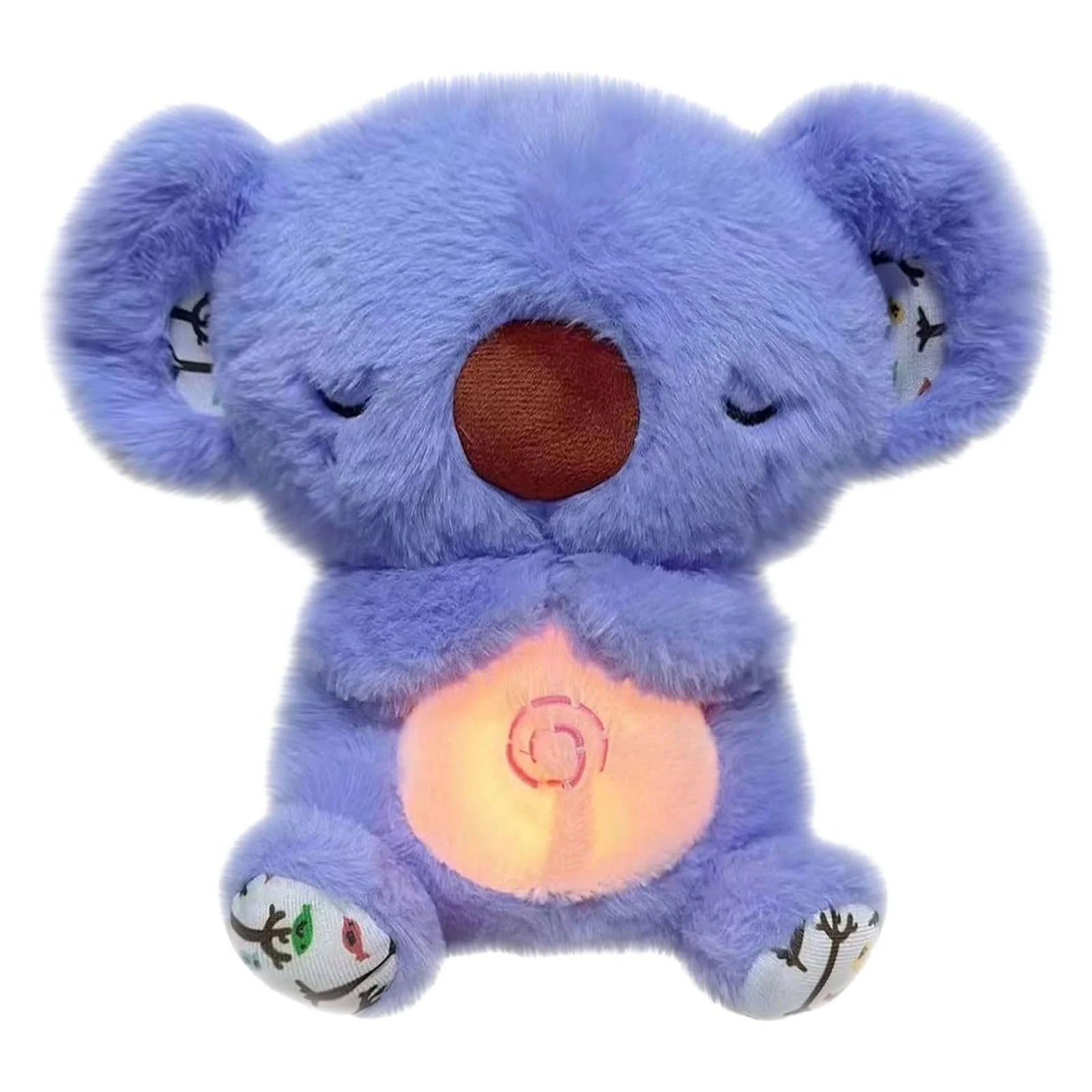 New Breathing Stuffed Animal Sleeping Plush Relief Koala Bear for Anxiety Relief Koala with Rhythmic Breathing Motion with Music Lights & Breathing Motion Adjustable in Four Modes