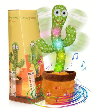 2024 Dancing Cactus Toy,Singing,Mimicking Repeating & Recording, Lighting up Interactive Toys, Plush Toys for Chrismats Gift Set A3