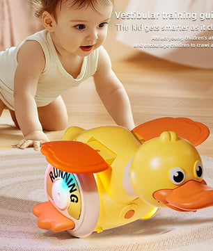 Children Toys Duck, Kids Musical Play Toys, Duck Toys with Music & Lights, Light up Learning Toys, Sensory Dancing Crawling Kids Toy, Easter Basket Stuffers Gifts