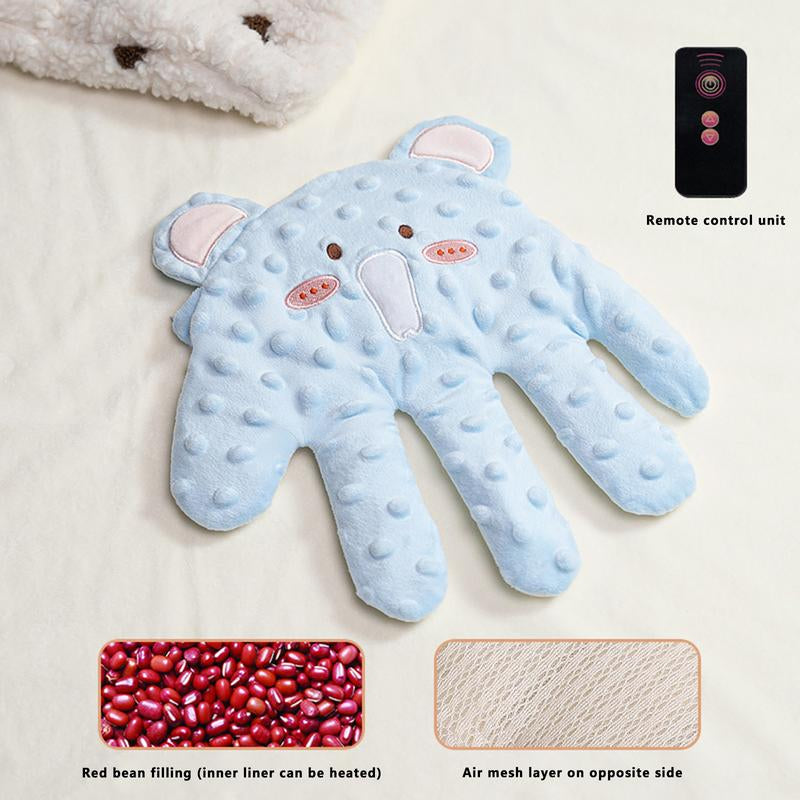 Baby Soothing Palm, Red Bean Stuffed Automatic Baby Patting Hand Soft Sleeping Pacify Toy