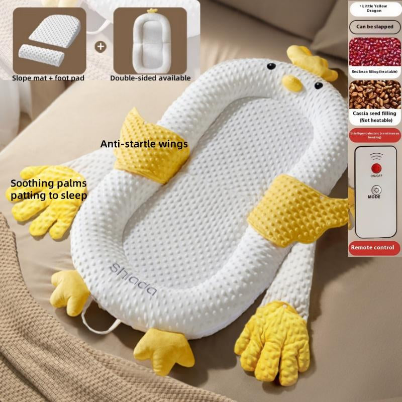 [Cozyvibes] a Patting Soother Pillow Palm, Baby Sleeping Soother Patting Toy, Animals-Shaped Sleeping Aid, Soft Stuffed Animal for Infants, Calming Companion for Naptime and Bedtime
