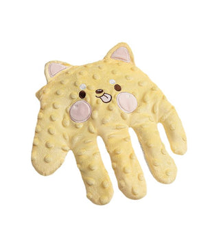 Baby Soothing Palm, Red Bean Stuffed Automatic Baby Patting Hand Soft Sleeping Pacify Toy