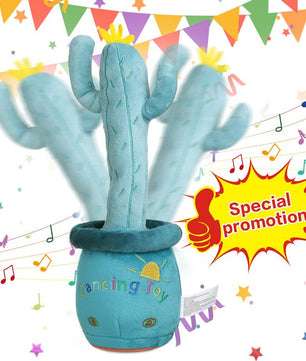 2024 Dancing Cactus Toy,Singing,Mimicking Repeating & Recording, Lighting up Interactive Toys, Plush Toys for Chrismats Gift Set A3