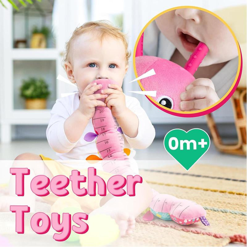 Soft Stuffed Caterpillars Musical Toy, 1 Count Baby Infant Musical Stuffed Soft Animal Toy, Birthday Gift for Baby Girl & Boy, Kids Toys