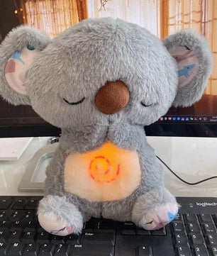 Cute Soothing Koala Calming Anxiety Relief Breathing Koala Bear Toy Sleep Buddy Plush Doll with Lights
