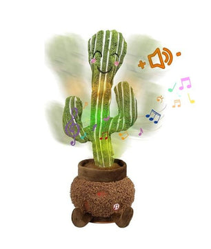 2024 Dancing Cactus Toy,Singing,Mimicking Repeating & Recording, Lighting up Interactive Toys, Plush Toys for Chrismats Gift Set A3