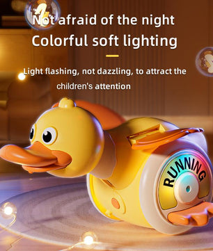 Children Toys Duck, Kids Musical Play Toys, Duck Toys with Music & Lights, Light up Learning Toys, Sensory Dancing Crawling Kids Toy, Easter Basket Stuffers Gifts